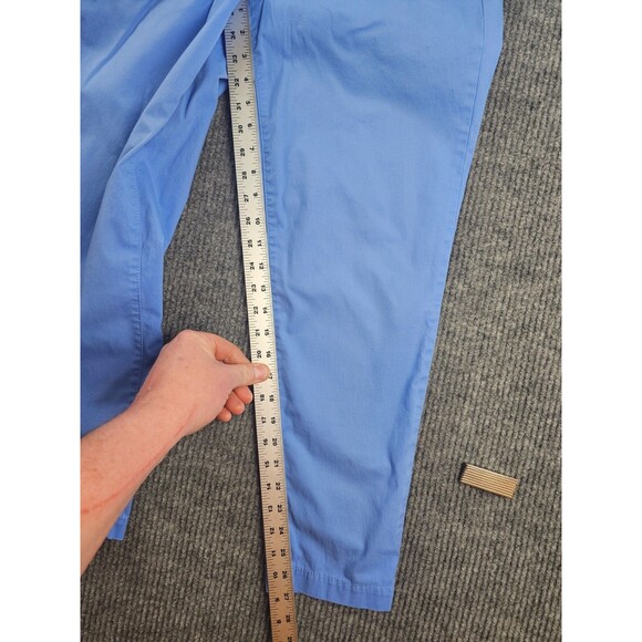 Talbots Blue The Weekender Cotton Stretch Mid Rise Chino Pants 6P (31x27) - Picture 3 of 7